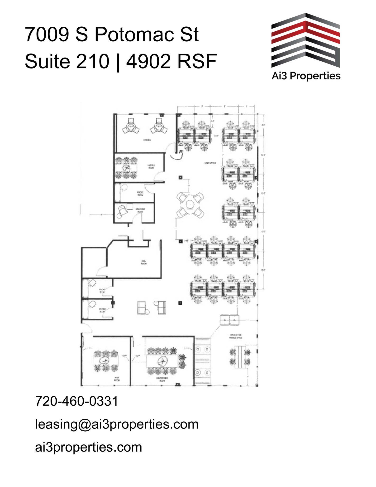 7009 S Potomac St, Centennial, CO à louer Plan de site– Image 1 sur 1