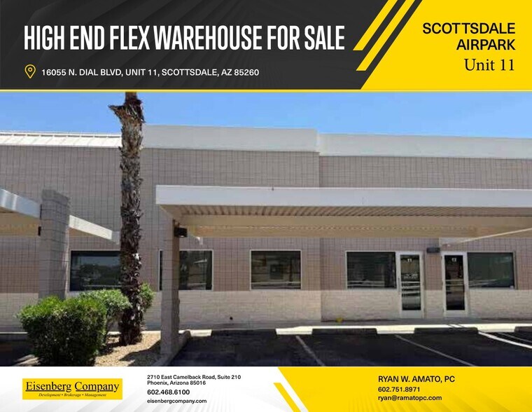 16055 N Dial Blvd, Scottsdale, AZ à vendre - Photo de l’immeuble – Image 1 sur 10