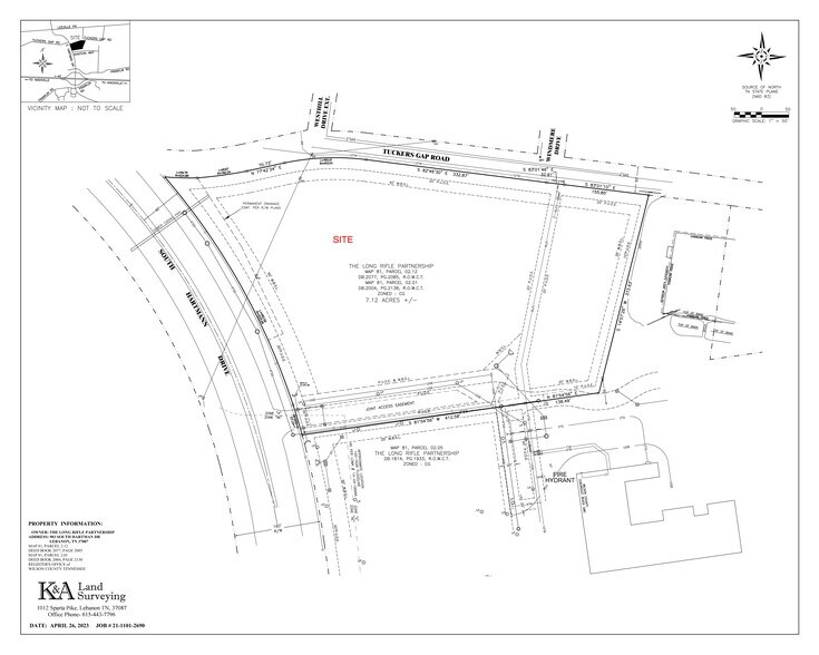 South Hartman Drive, Lebanon, TN à vendre - Plan de site – Image 2 sur 2
