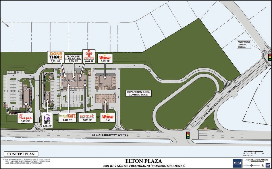 3301 US Highway 9, Freehold, NJ à louer - Plan de site – Image 2 sur 5