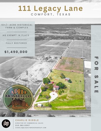 Plus de détails pour 111 Legacy Ln, Comfort, TX - Spécialisé à vendre