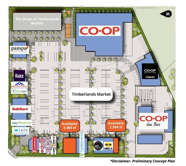 499 Timberlands Dr, Red Deer, AB à louer Plan de site– Image 1 sur 1