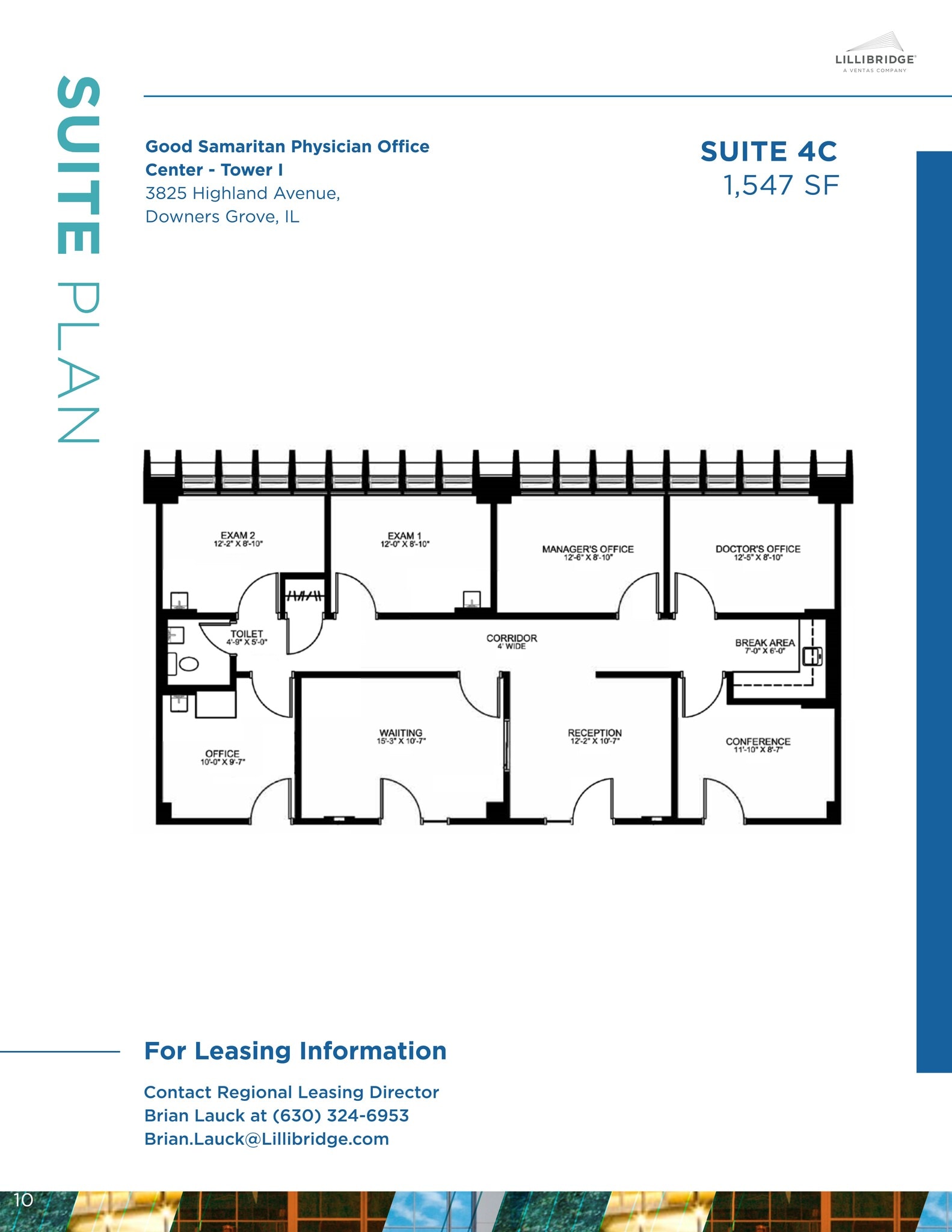 3825 Highland Ave, Downers Grove, IL à louer Plan de site– Image 1 sur 1