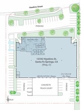 10226 Palm Dr, Santa Fe Springs, CA à louer Plan d’étage– Image 1 sur 1