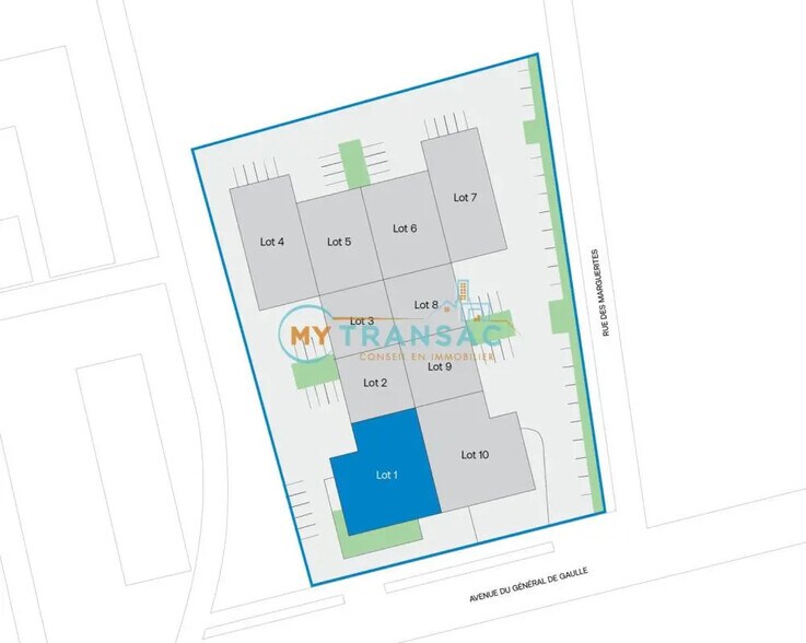 Local d’activités dans Champs-sur-Marne à louer - Plan de site – Image 3 sur 8