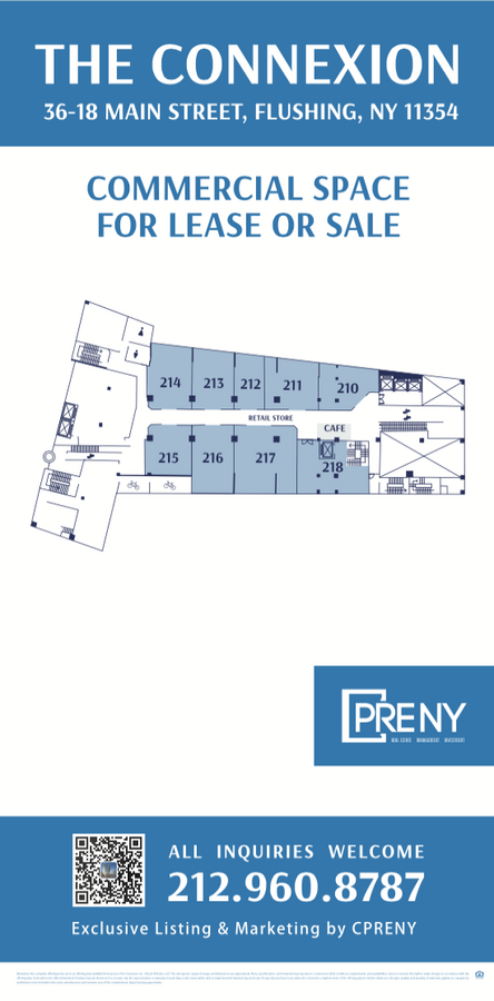 36-18 Main St, Flushing, NY 11354 - Lot 2-11 -  - Plan d’étage - Image 1 of 2