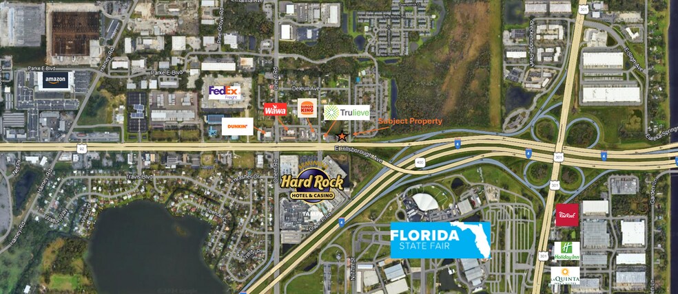7728 E Hillsborough Ave, Tampa, FL à louer - Aérien – Image 2 sur 8