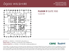 5900 Wilshire Blvd, Los Angeles, CA à louer Plan d’étage– Image 1 sur 1