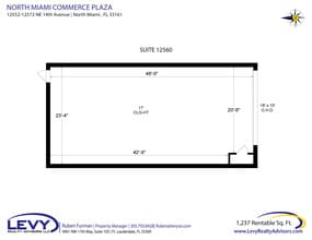12552-12572 NE 14th Ave, North Miami, FL à louer Plan d’étage– Image 2 sur 4