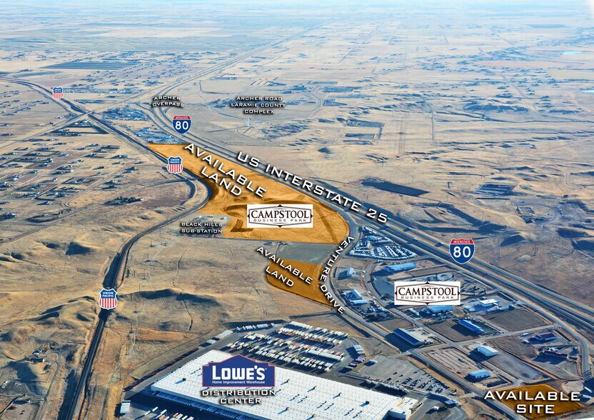 Campstool Rd, Cheyenne, WY à vendre - Aérien – Image 1 sur 8