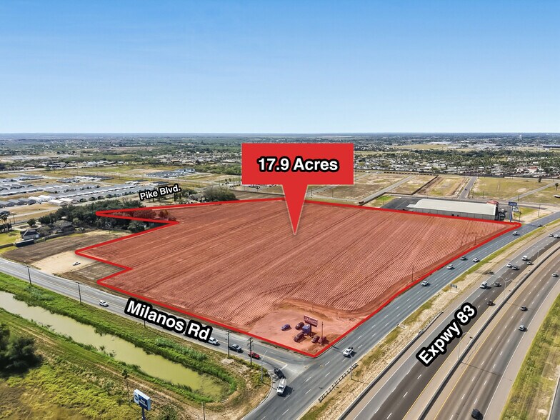 Interstate 2 & N. Milano Road, Weslaco, TX à vendre - Photo principale – Image 1 sur 8