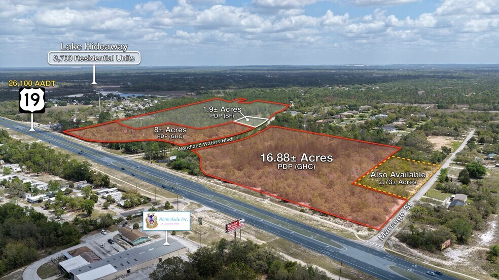 10050 Woodland Waters Blvd, Weeki Wachee, FL à vendre - Photo principale – Image 1 sur 3