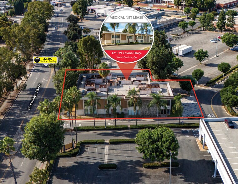 1215 W Covina Pky, West Covina, CA à vendre - Aérien – Image 3 sur 6