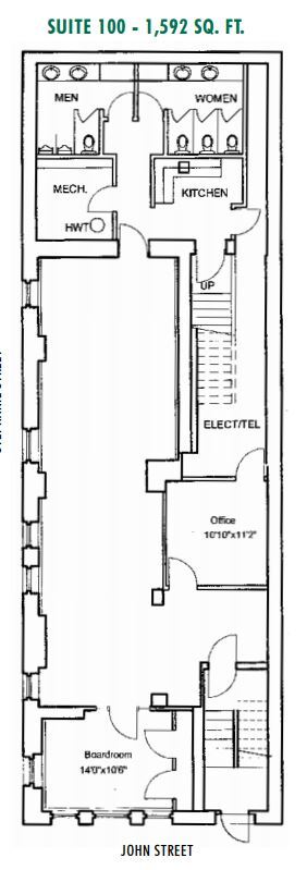 191 John St, Toronto, ON à louer Plan d’étage– Image 1 sur 1