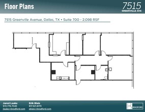 7515 Greenville Ave, Dallas, TX à louer Plan d’étage– Image 1 sur 1