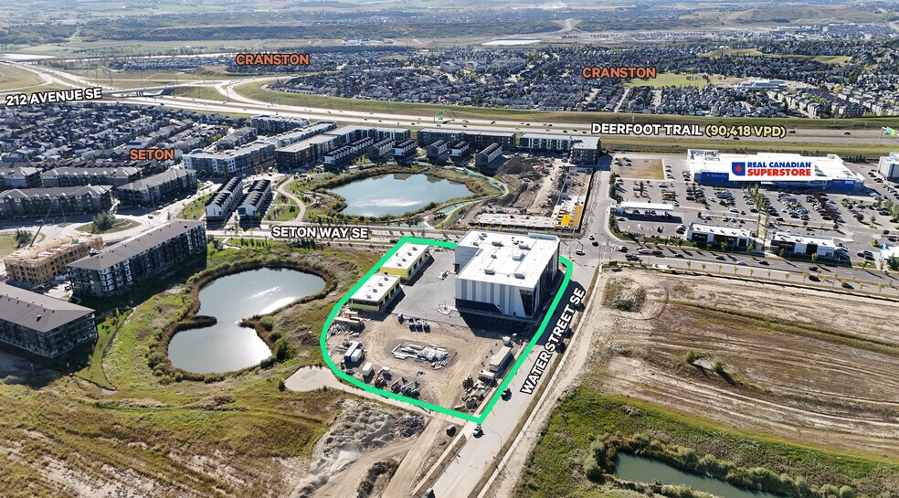 115 Water St SE, Calgary, AB à louer - Aérien – Image 1 sur 6