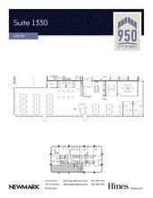 950 17th St, Denver, CO à louer Plan d’étage– Image 1 sur 1