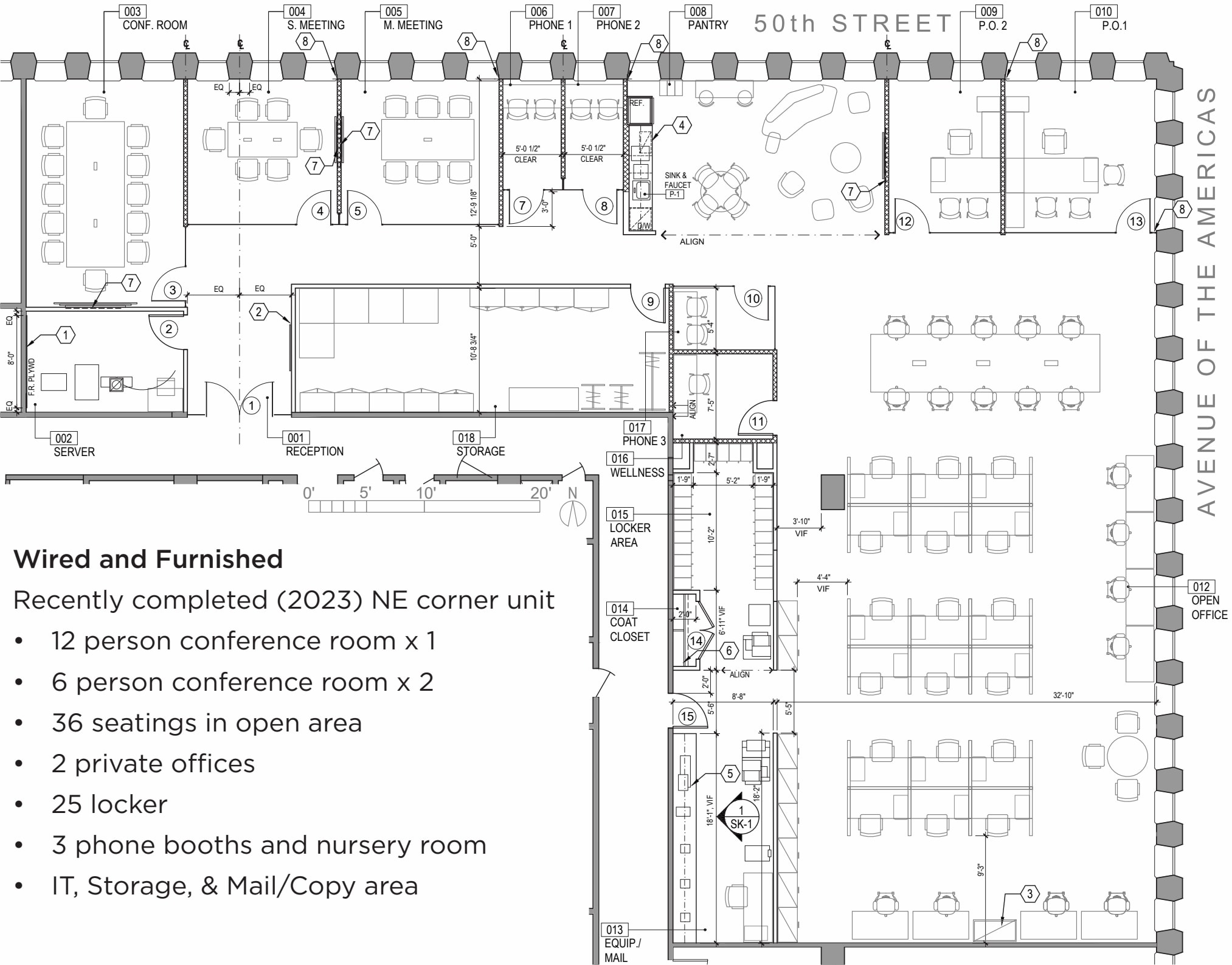 1251 Avenue of the Americas, New York, NY à louer Plan d’étage– Image 1 sur 13