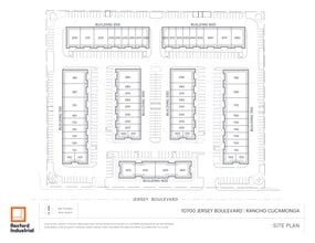 10700 Jersey Blvd, Rancho Cucamonga, CA à louer Plan de site– Image 1 sur 2