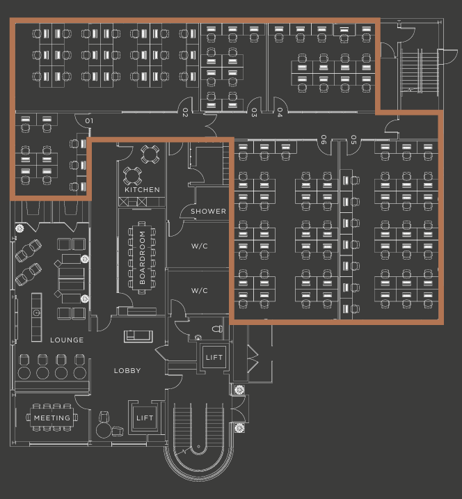 24 E Bridge St, Belfast à louer Plan d’étage– Image 1 sur 1