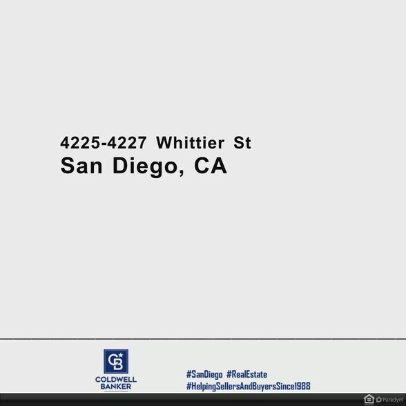 4225-4227 Whittier St, San Diego, CA à vendre - Vidéo sur l’annonce professionnelle – Image 2 sur 22