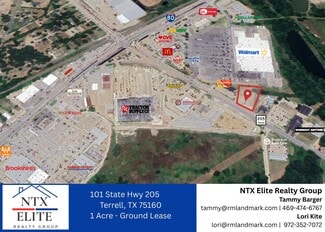 Plus de détails pour 101 N State Highway 205, Terrell, TX - Terrain à louer