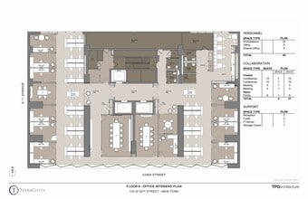 133 W 52nd St, New York, NY à louer Plan d’étage– Image 1 sur 10