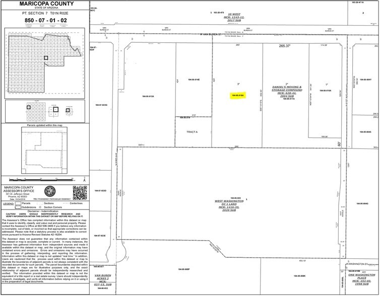 6131 W Van Buren St, Phoenix, AZ à louer - Plan cadastral – Image 3 sur 3