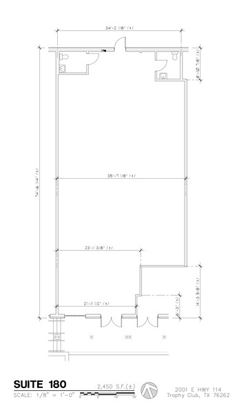 2001-2003 State Highway 114, Trophy Club, TX à louer - Plan de site – Image 3 sur 3