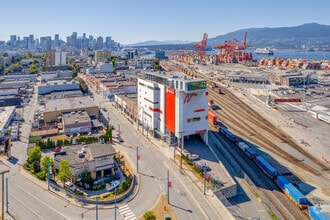 869-893 Powell St, Vancouver, BC - VUE AÉRIENNE  vue de carte