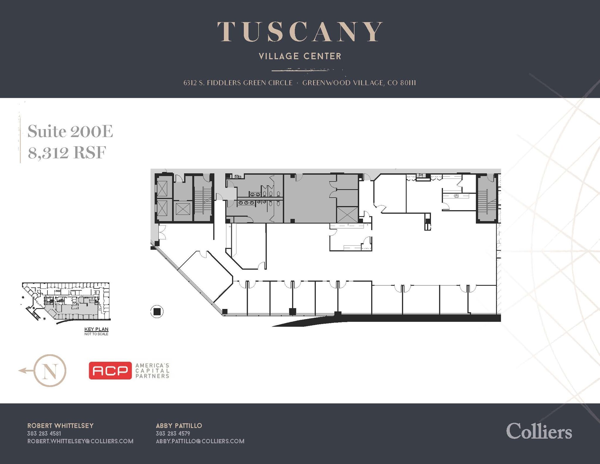 6312 S Fiddlers Green Cir, Greenwood Village, CO à louer Plan d’étage– Image 1 sur 1