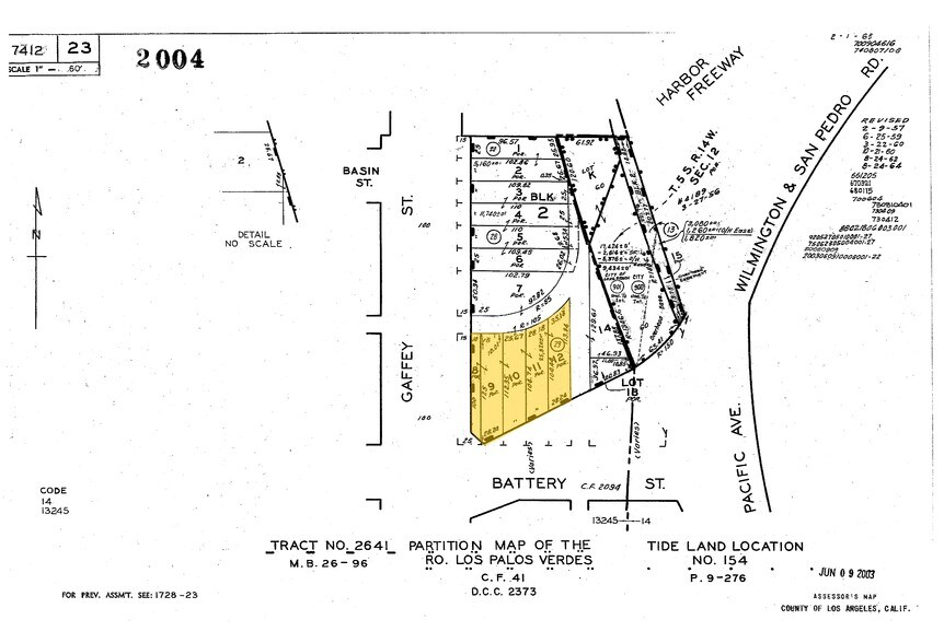 1204 N Gaffey St, San Pedro, CA à louer - Plan cadastral – Image 2 sur 3