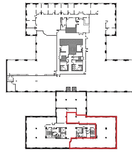1555 St Peel, Montréal, QC à louer Plan d’étage– Image 1 sur 1