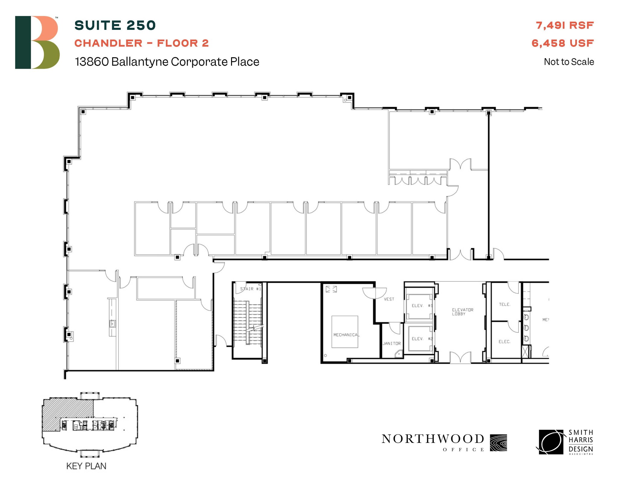 13860 Ballantyne Corporate Pl, Charlotte, NC à louer Plan d’étage– Image 1 sur 10