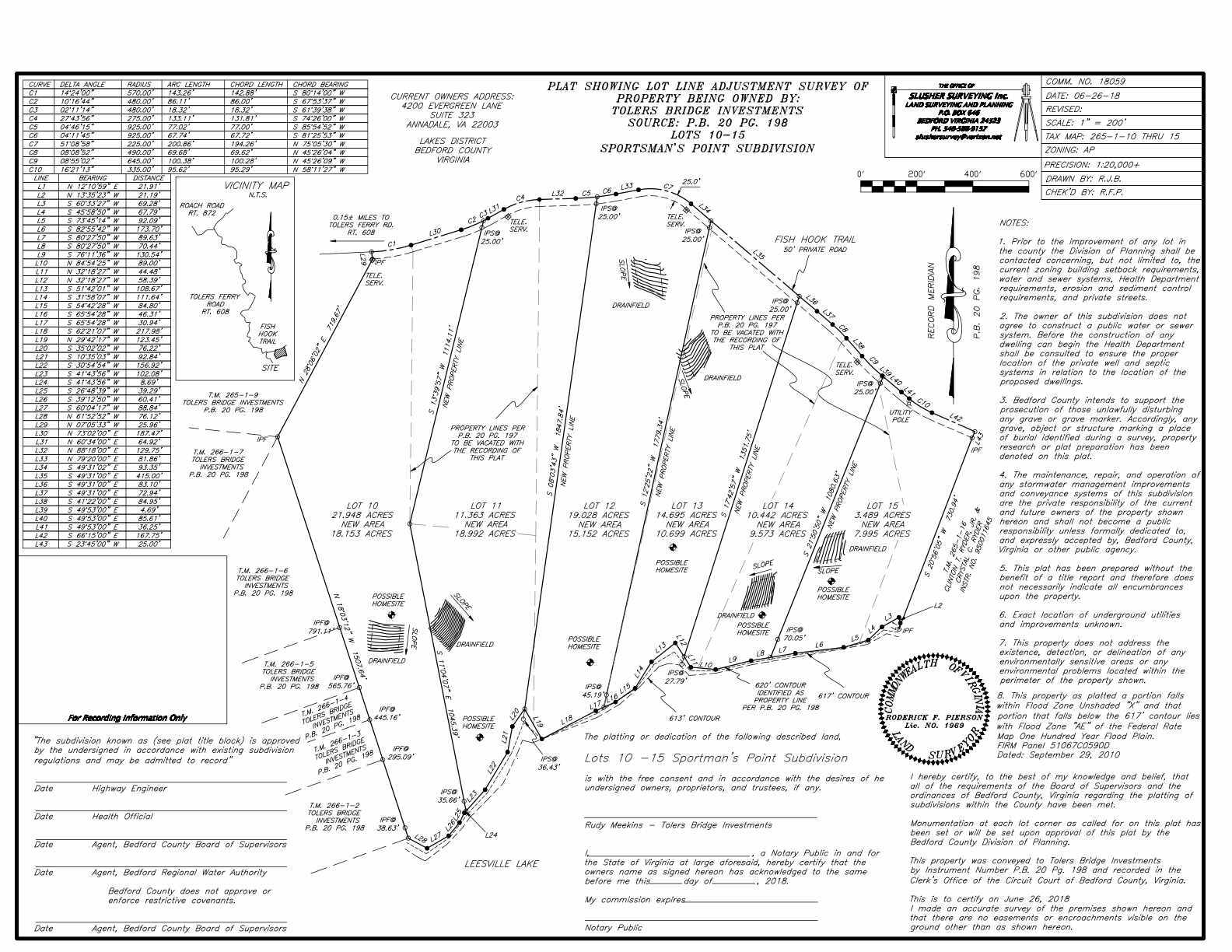Fish Hook, Pittsville, VA à vendre Plan cadastral– Image 1 sur 10