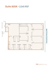 1100 Connecticut Ave NW, Washington, DC à louer Plan d’étage– Image 1 sur 1