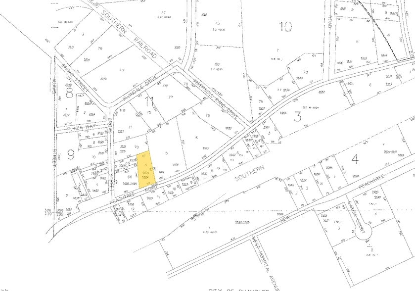5502 Peachtree Rd, Chamblee, GA à louer - Plan cadastral – Image 2 sur 18
