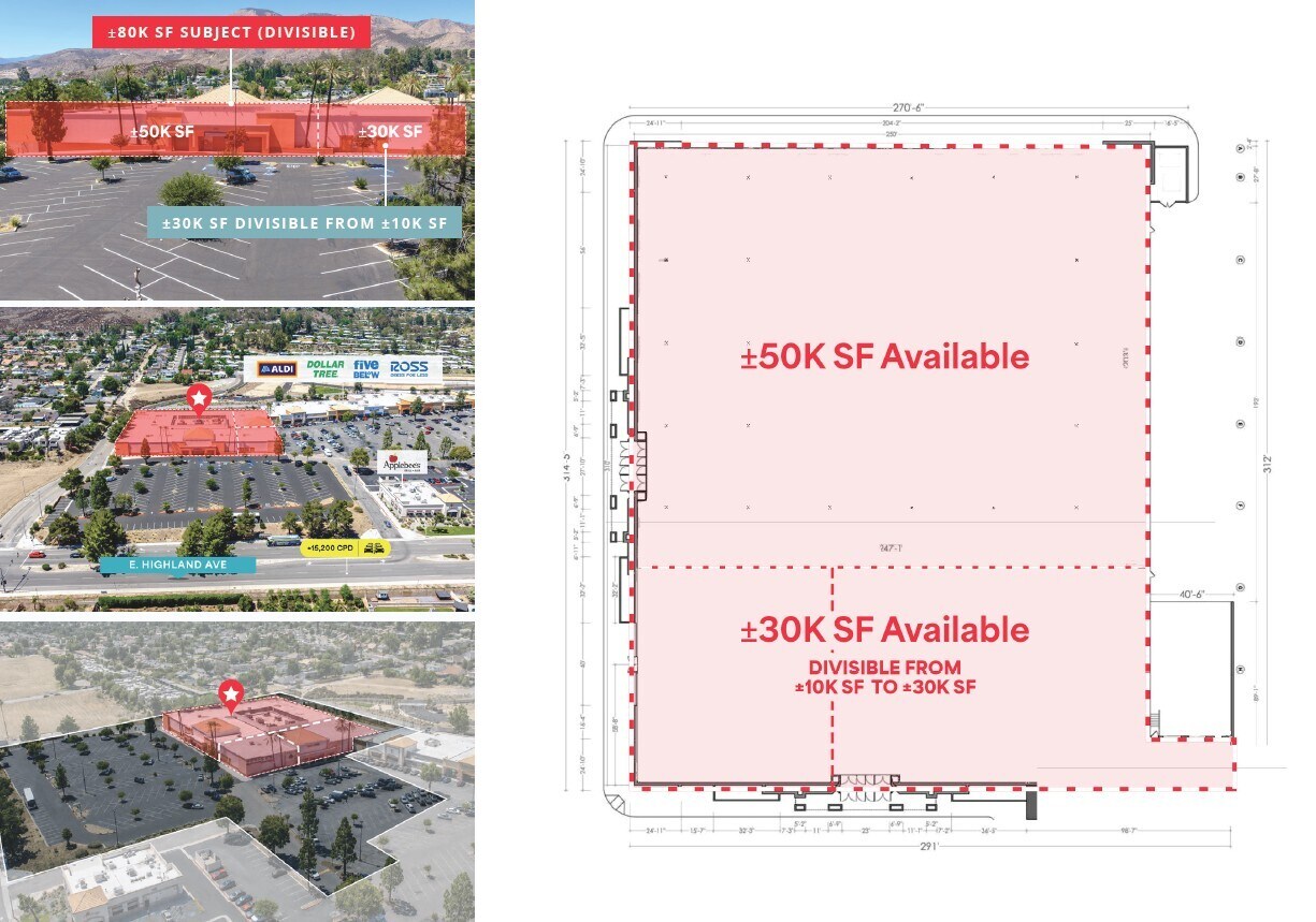 4010-4280 E Highland Ave, Highland, CA à louer Photo intérieure– Image 1 sur 1