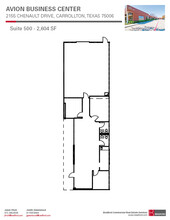 2155 Chenault Dr, Carrollton, TX à louer Plan d’étage– Image 1 sur 1