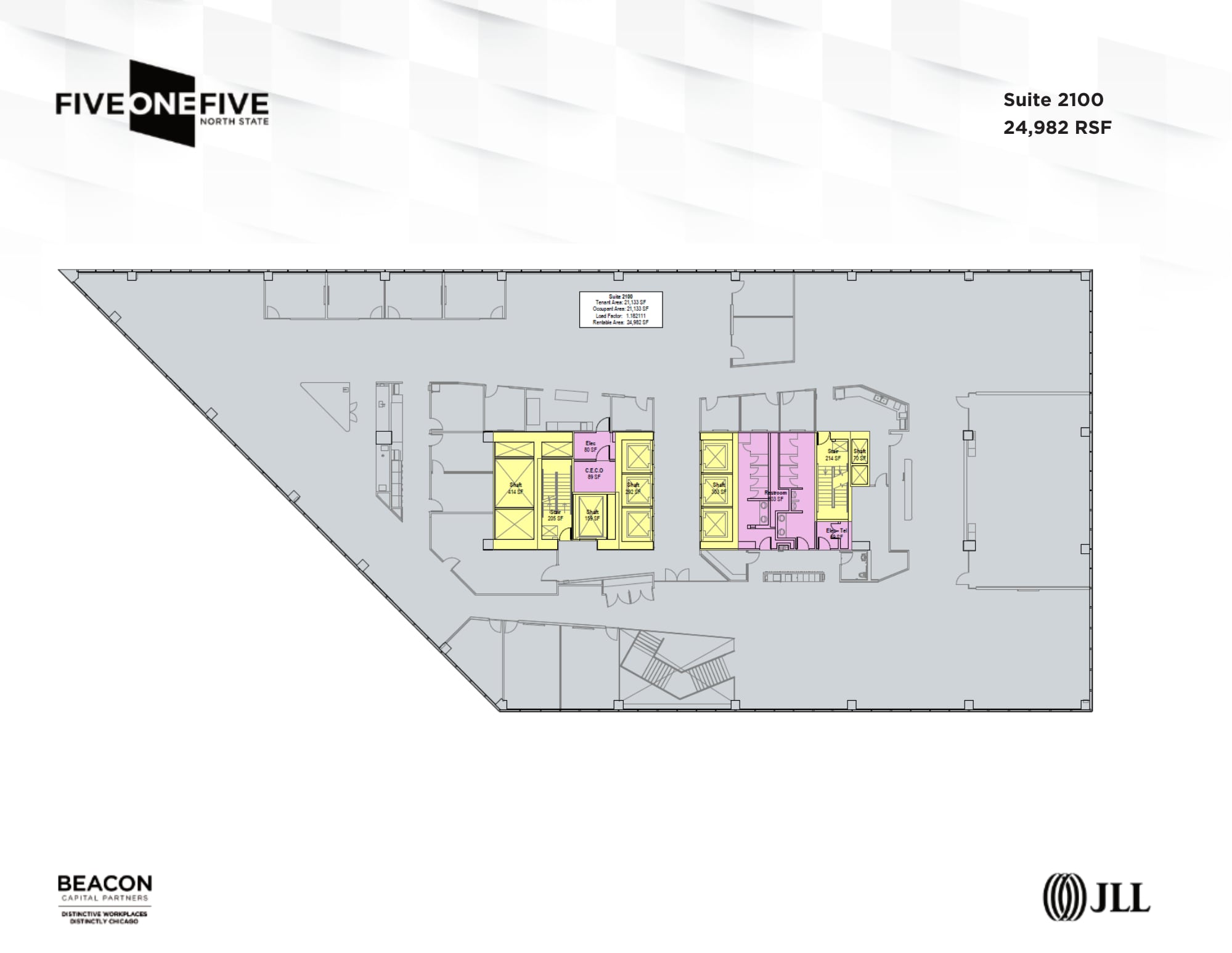 515 N State St, Chicago, IL à louer Plan d’étage– Image 1 sur 1