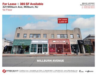 Plus de détails pour 321 Millburn Ave, Millburn, NJ - Local commercial à louer
