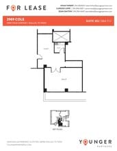 2909 Cole Ave, Dallas, TX à louer Plan d’étage– Image 1 sur 1