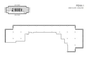 PENN 1, New York, NY à louer Plan d’étage– Image 2 sur 2