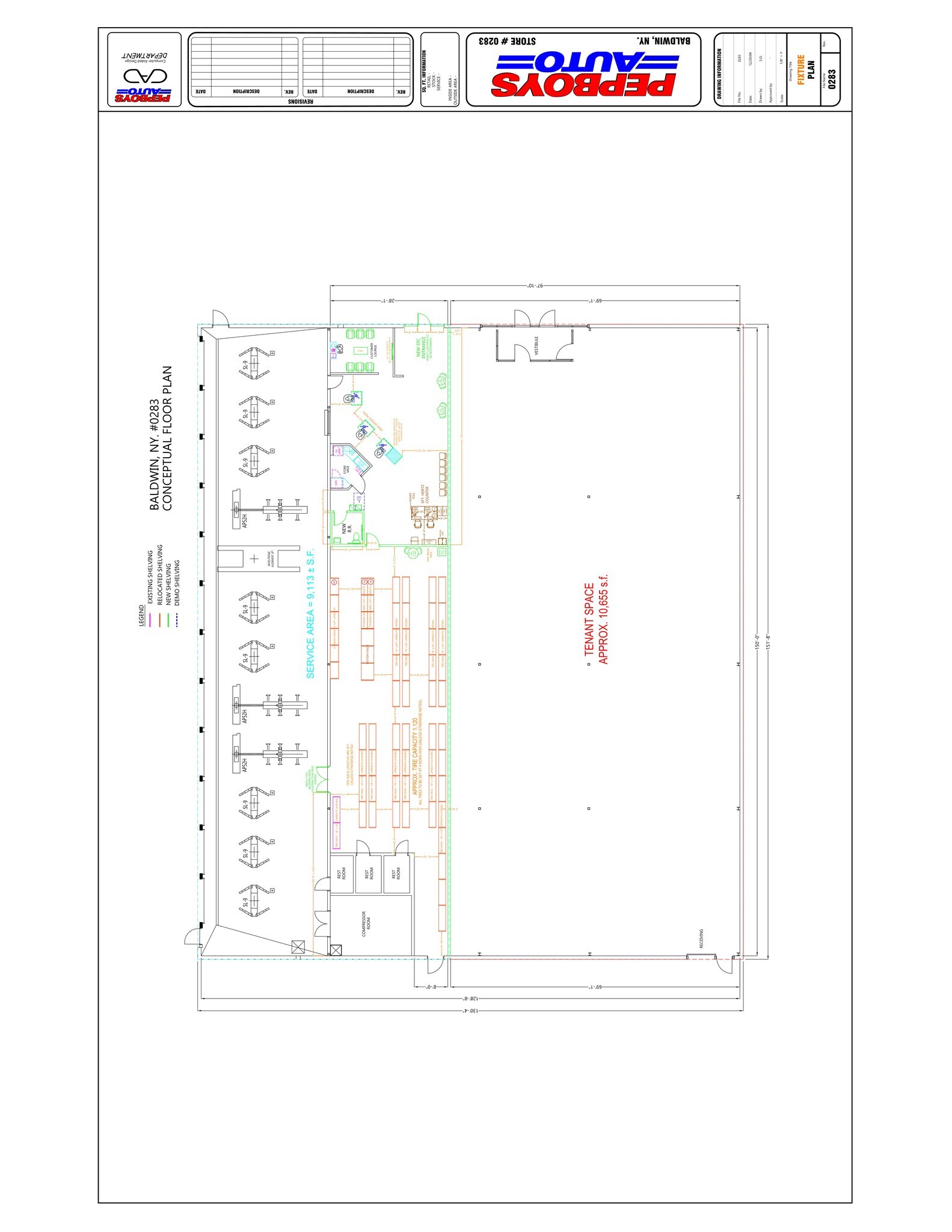 850 Sunrise Hwy, Baldwin, NY à louer Plan de site– Image 1 sur 9
