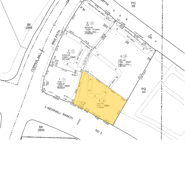 28100-28112 Newhall Ranch Rd, Valencia, CA à vendre - Plan cadastral – Image 2 sur 2
