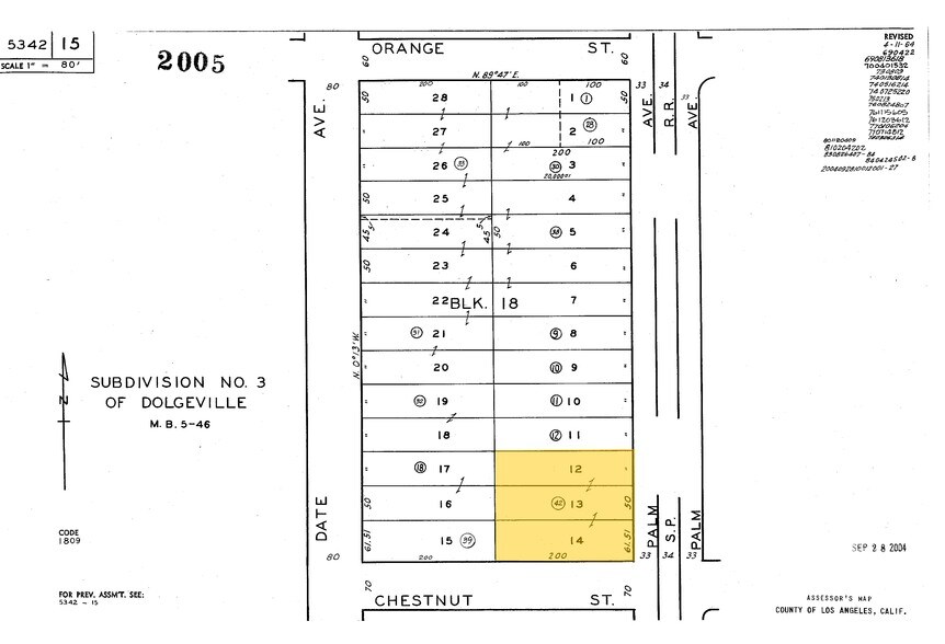 711 S Palm Ave, Alhambra, CA à louer - Plan cadastral – Image 2 sur 4