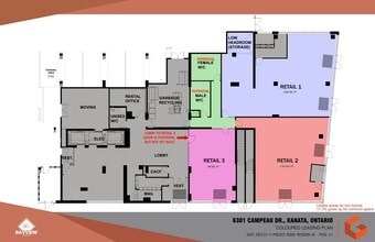 6301-6475 Campeau Dr, Ottawa, ON à louer Plan d’étage– Image 1 sur 1