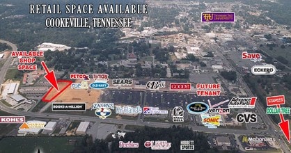 377 W Jackson St, Cookeville, TN - VUE AÉRIENNE  vue de carte - Image1
