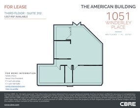 1060 Maitland Center Commons, Maitland, FL à louer Plan de site– Image 1 sur 3