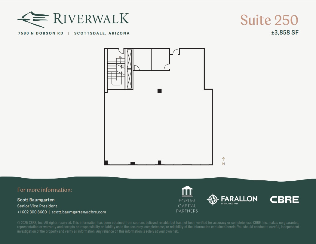 7580 N Dobson Rd, Scottsdale, AZ à louer Plan d’étage– Image 1 sur 1